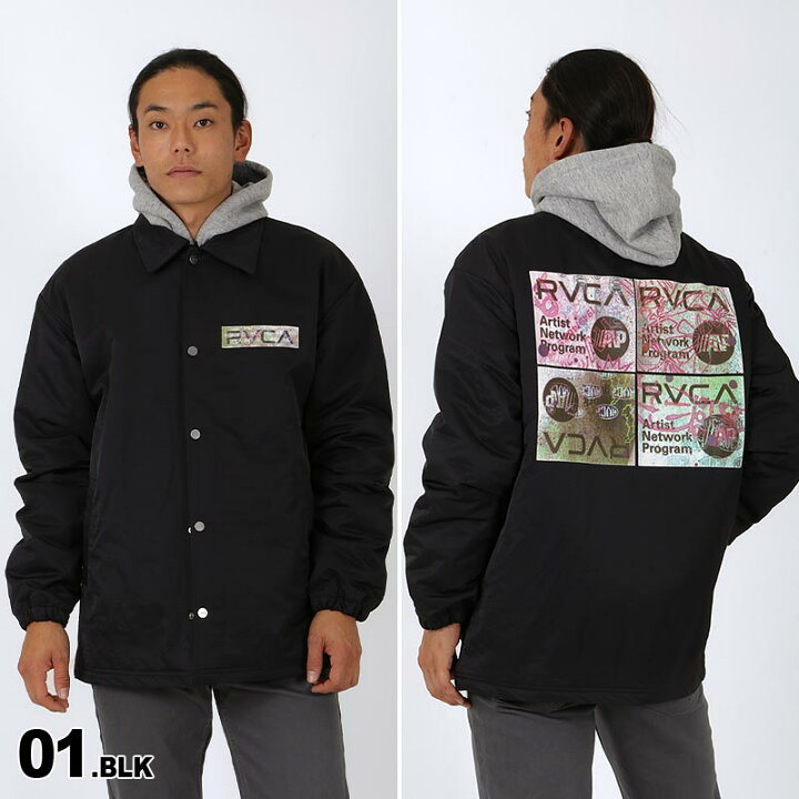 楽天市場】RVCA/ルーカ メンズ コーチジャケット AJ042-763 男性用 