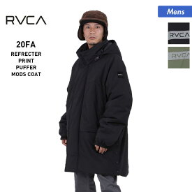ルーカ RVCA メンズ ロングジャケット BA042-763 防寒 フード付き 上着 長袖 ロングコード アウタージャケット トップス 男性用