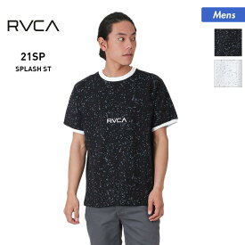 全品2点で5％OFF RVCA/ルーカ メンズ 半袖 Tシャツ BB041-217 ティーシャツ クルーネック トップス ロゴ ブラック 黒 ホワイト 白 柄 男性用