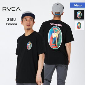 全品2点で5％OFF RVCA/ルーカ メンズ 半袖 Tシャツ BB041-263 ティーシャツ カジュアル ロゴ プリント クルーネック トップス 男性用