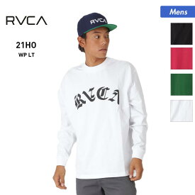全品5％OFF券配布 RVCA/ルーカ メンズ ロングTシャツ BB042-068 長袖 Tシャツ ティーシャツ ロンT トップス バックプリント 男性用