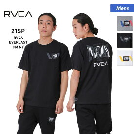 【SALE】 ルーカ RVCA メンズ 半袖 Tシャツ BB041-229 黒 ブラック ロゴ トップス クルーネック ティーシャツ ホワイト 男性用 EVERLAST 白