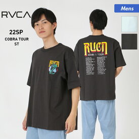 全品2点で5％OFF RVCA/ルーカ メンズ 半袖 Tシャツ BC041-248 ティーシャツ はんそで クルーネック ロゴ バックプリント 男性用