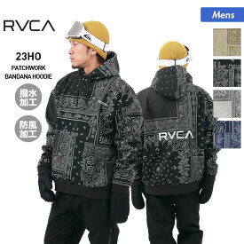 RVCA/ルーカ メンズ 撥水パーカー BD042-045 防風 防寒 フード付 スノーボード スキー 裏起毛 男性用 ブランド