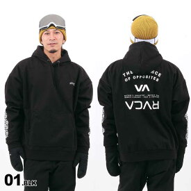 RVCA/ルーカ メンズ 撥水パーカー BD042-048 防風 防寒 フード付 スノーボード スキー 裏起毛 男性用 ブランド