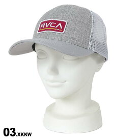全品10％OFF券配布中 RVCA ルーカ メンズ キャップ 帽子 BD041-906 サイズ調節可能 メッシュキャップ スナップバック ぼうし アウトドア 紫外線対策 男性用