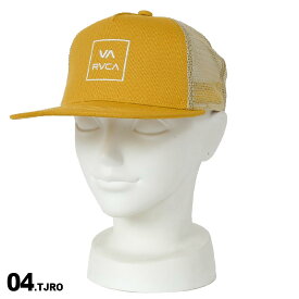 全品10％OFF券配布中 RVCA ルーカ メンズ キャップ 帽子 BD041-931 サイズ調節可能 メッシュキャップ スナップバック ぼうし アウトドア 紫外線対策 男性用