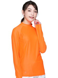 ラッシュガード レディース 長袖 Tシャツ 《ネコポス発送対応》 UPF50+ UV UVカット 体型カバー 接触冷感 耐塩素 水陸両用 海 ビーチ プール フィットネス SUP キャンプ ヨガ ランニング 大きい
