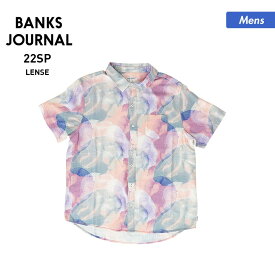 全品2点で5％OFF BANKS JOURNAL/バンクスジャーナル メンズ 半袖シャツ ASS0195 カラーシャツ トップス 男性用