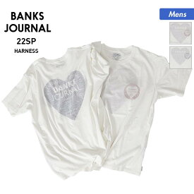 全品5%OFF件配布 BANKS JOURNAL/バンクスジャーナル メンズ 半袖 Tシャツ ATS0704 ティーシャツ クルーネック ロゴ トップス 男性用