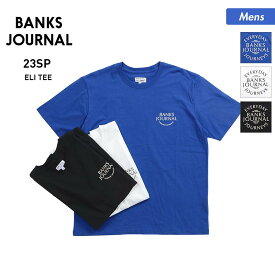 BANKS JOURNAL バンクスジャーナル メンズ 半袖 Tシャツ ATS0835 柄 トップス ティーシャツ ロゴ 男性用