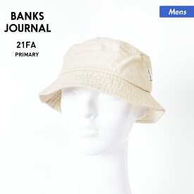 全品10％OFF券配布中 BANKS JOURNAL/バンクスジャーナル メンズ バケットハット HA0156 帽子 ぼうし コットン カジュアル 紫外線対策 アウトドア 男性用