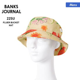 全品10％OFF券配布中 バンクスジャーナル BANKS JOURNAL メンズ ハット 帽子 HA0187 ぼうし 紫外線対策 アウトドア チューリップハット 柄 バケットハット 男性用