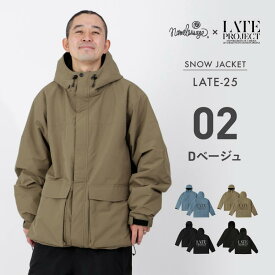 レイトプロジェクト メンズ レディース namelessage×LATE Project ジャケット単品 数量限定 ボードウェア スノボウェア スノーボード スノーウェア スキー コラボ商品 namelessage/ネームレスエイジ LATE_25