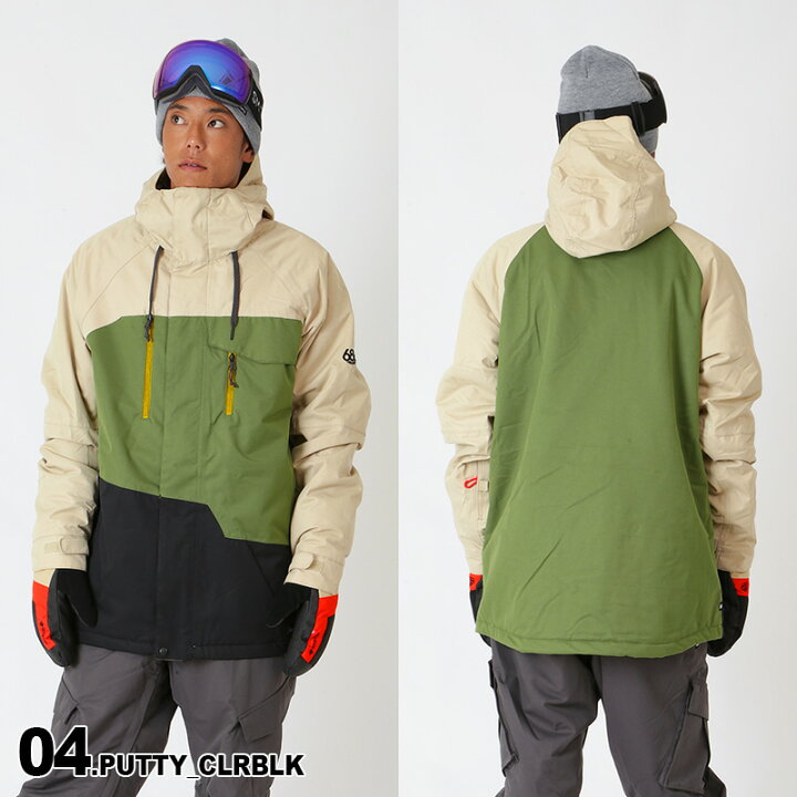 楽天市場 686 シックスエイトシックス メンズ スノーボードウェア ジャケット 単品 M1w114 スノージャケット スノーウェア スノボウェア ウエア 上 スキーウェア 男性用 スポーツ スノーボードのocstyle