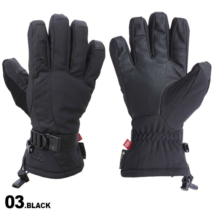 楽天市場】686/シックスエイトシックス レディース GORE-TEX スノー5指 