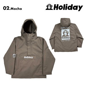 HOLIDAY/zf[ Y Xm[EFA vI[o[ WPbg STANDARD PULLOVER JACKET 2024-25 SNOW STANDARD PULLOVER JACKET Xm{EFA Xm[{[hEFA XL[EFA {[hEFA h uh 