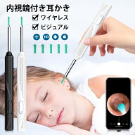 耳かき カメラ LED 無線 耳掃除 耳鏡ワイヤレス付き スマート耳かき 見える耳かき ライト 介護耳かき プ…