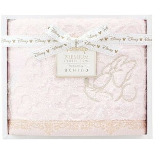 【ギフト】 内野 ディズニー プレミアム WF15876 フェイスタオル ピンク 4085-028