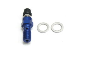 ACTIVE アクティブ エアフリーバンジョーボルト P1.00 シングル アルミ/ブルー 14990031