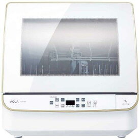 AQUA アクア 食器洗い乾燥機 食器点数～30点 フロントオープン 送風乾燥機能付き［1～4人用］ホワイト ADW-GM3