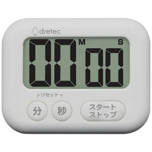 dretec ドリテック 大画面タイマー「シャボン」 T-614WT