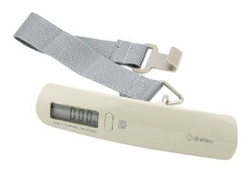 dretec ドリテック ラゲッジスケール ベージュ 旅行荷物をらくらくはかれる LS-107BE