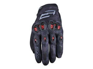 �݌ɗL�� �t�@�C�u �O���[�u STUNT EVO2 : CAMO BLACK RED M
