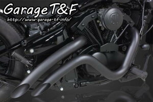 (納期5ヶ月〜) Garage T&F ガレージ ティーアンドエフ Kawasaki カワサキ バルカン400 ベントマフラー(ブラック)タイプ2 VUL400VTML02BK