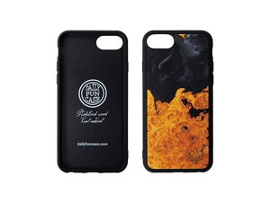 �݌ɗL�� GOODS �O�b�Y Stabilized wood - iphone7/8 Black - Dailyfuncase DFC000-0007
