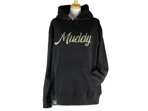 �݌ɗL�� GOODS �O�b�Y Muddy Camouflage 10.0oz HOODIE /BLACK /L-size GA-00245