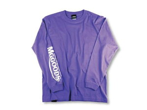 �݌ɗL�� GOODS �O�b�Y MGGOODS Smiles L/S TEE /Purple /XL-size GA-00277