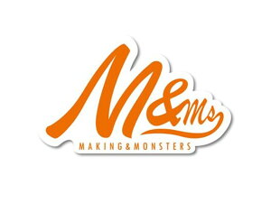 �݌ɗL�� GOODS �O�b�Y STICKER M&Ms �z���C�g/�I�����W MMS-ST001