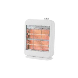 おおたけ 600W電気ストーブ 電気暖房 ホワイト 石英管ストーブ QH-G624-W