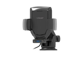 【スーパーセールクーポン発行中】kashimura カシムラ 自動開閉式ワイヤレス充電ホルダーFMトランスミッター付吸盤取付 KW-48