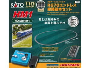 �݌ɗL�� ���K�i KATO �J�g�[ HO�Q�[�W HM1 HO���j�g���b�NR670�G���h���X���H��{�Z�b�g���p���[�p�b�N���F 3-105