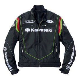 Kawasaki カワサキ 純正 カワサキ x BATES ナイロン3シーズンジャケット サイズ3L グリーン/レッド J8001-2929