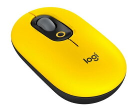 Logicool ロジクール マウス POP 光学式 無線(ワイヤレス) 4ボタン Bluetooth イエロー M370YL