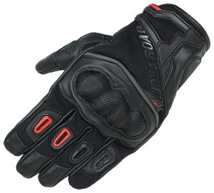 ROUGH&ROAD ラフ&ロード【WLサイズ】 ラフプロテクショングローブ レディース ブラック/レッド RR8025-BKRD-WL