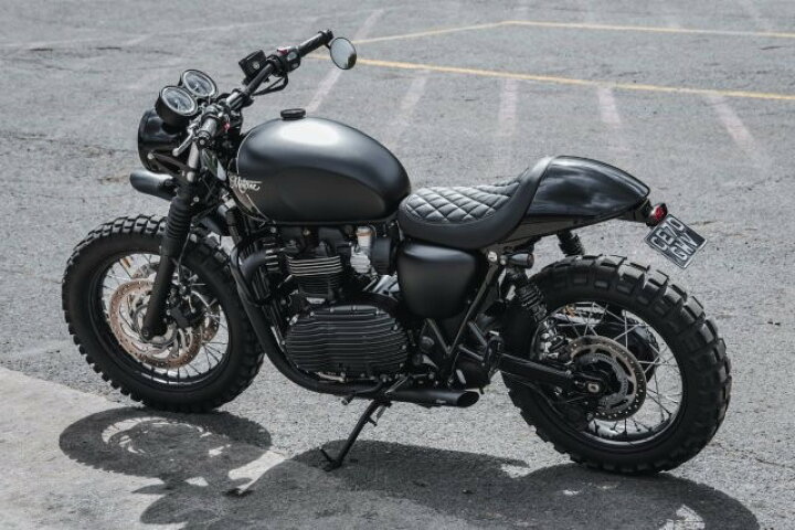 楽天市場】MOTONE CUSTOMS モートーン シート FASTBACK カフェレーサー 
