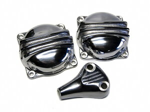 Motor Rock ���[�^�[���b�N FORK W650�p �L���u���^�[�g�b�v�J�o�[ 'Sharp Fin' �Z�b�g 7137-03S