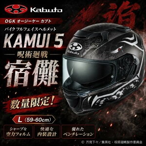 �݌ɗL�� �������� OGK kabuto KAMUI 5 �I�[�W�[�P�[ �J�u�g �o�C�N �t���t�F�C�X�w�����b�g ��p���� �h�T L(59-60cm) �L�����N�^�[ �R���{ ���ʌ���
