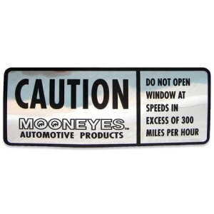 ORION ACE IIG[X MOONEYES CAUTION XebJ[ Vo[ 10×4cm XebJ[/L[O DM-165