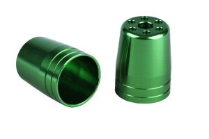 POSH Faith ポッシュ フェイス ウルトラヘビーバーエンドアウターカバーのみ M6タイプ(2pcs./セット) ライトグリーン 031679-18-10