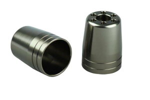 POSH Faith ポッシュ フェイス ウルトラヘビーバーエンドアウターカバーのみ M8タイプ(2pcs./セット) チタン 031879-11-10