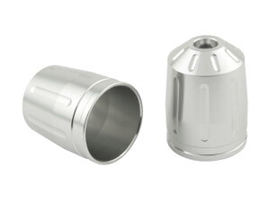 POSH Faith ポッシュ フェイス ウルトラヘビーバーエンドタイプ2アウターカバーのみ M6タイプ(2pcs./セット) シルバー 033679-03-10