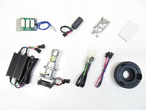 PROTEC �v���e�b�N LED�w�b�h���C�g�o���u�L�b�g HS1 Hi/Lo Kawasaki KSR110PRO��p LB4-KSR 6000K 65054