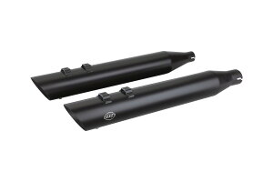 S&S Cycle �G�X�A���h�G�X�T�C�N�� �X���b�v�I�� SLASH CUT 4 BLK M8 Touring 17-22 550-0696