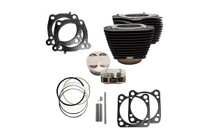 S&S Cycle �G�X�A���h�G�X�T�C�N�� 128 �r�b�O�{�A�L�b�gW.BLK M8�G���W�� 114CI 910-0685