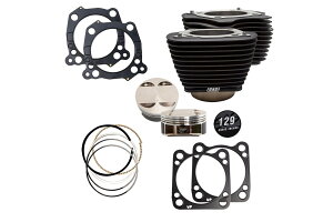 S&S Cycle �G�X�A���h�G�X�T�C�N�� 129�r�b�O�{�A�L�b�g �����N���u���b�N �n�C���C�g�t�B���i�V M8�G���W�� 107CI 910-0844